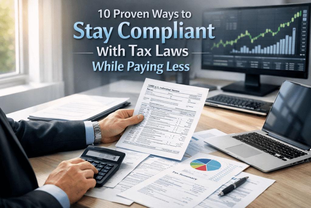 How to Stay Compliant with Tax Laws While Paying Less