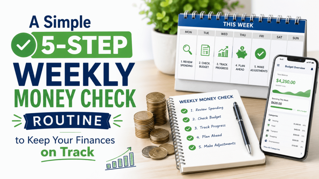 A Simple 5-Step Weekly Money Check Routine to Keep Your Finances on Track