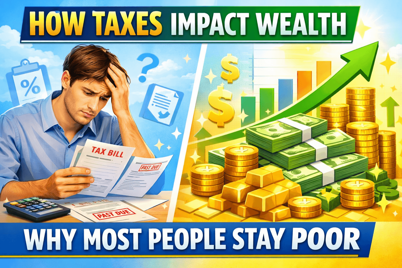 How Taxes Impact Wealth Building (And Why Most People Stay Poor Without Knowing It)