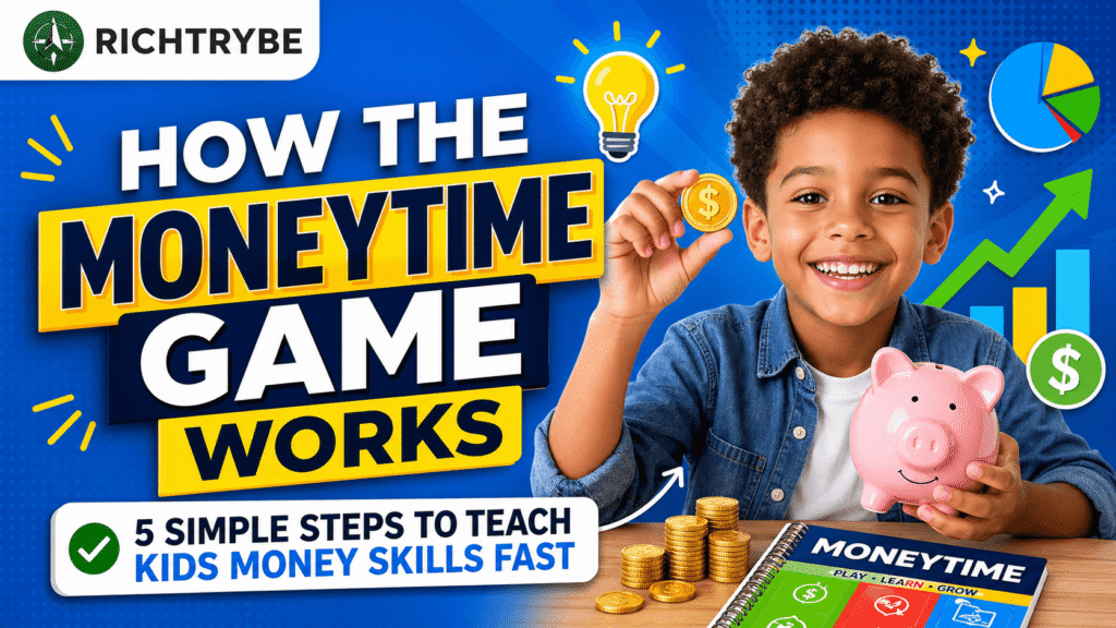 How the MoneyTime Money Management Game Works: 5 Simple Steps to Teach Kids Money Skills Fast