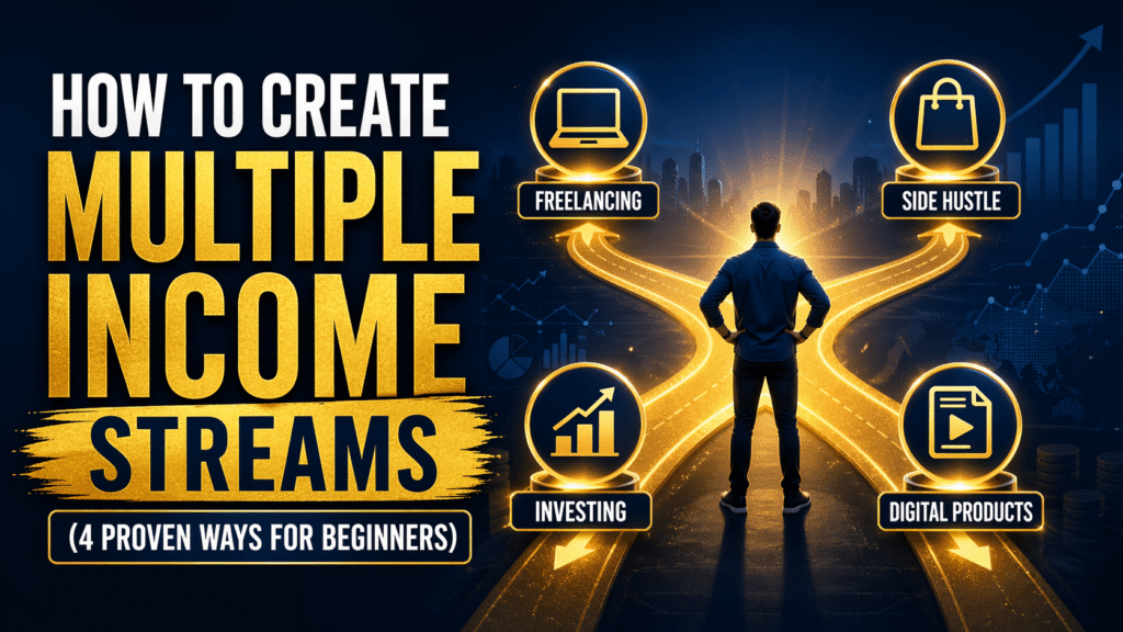 How to Create Multiple Income Streams (Proven Ways for Beginners)
