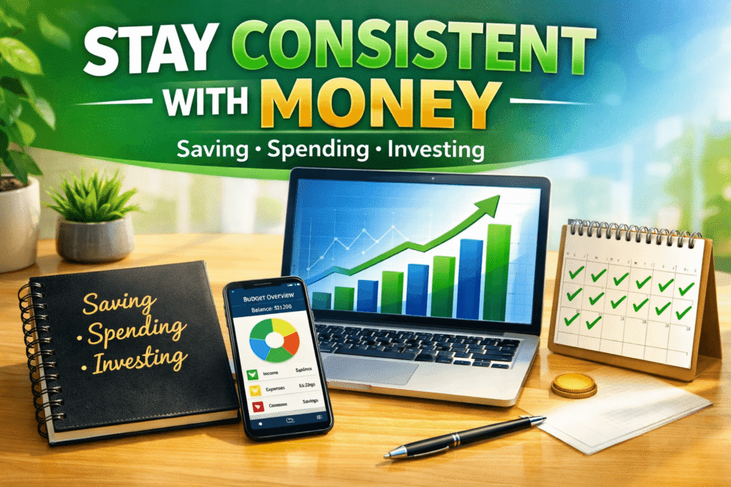 How to Stay Consistent With Money (Saving, Spending and Investing)