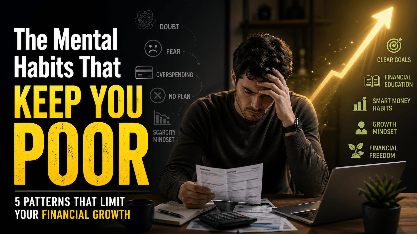 The Mental Habits That Keep You Poor: 5 Patterns That Limit Your Financial Growth (And How to Break Them)