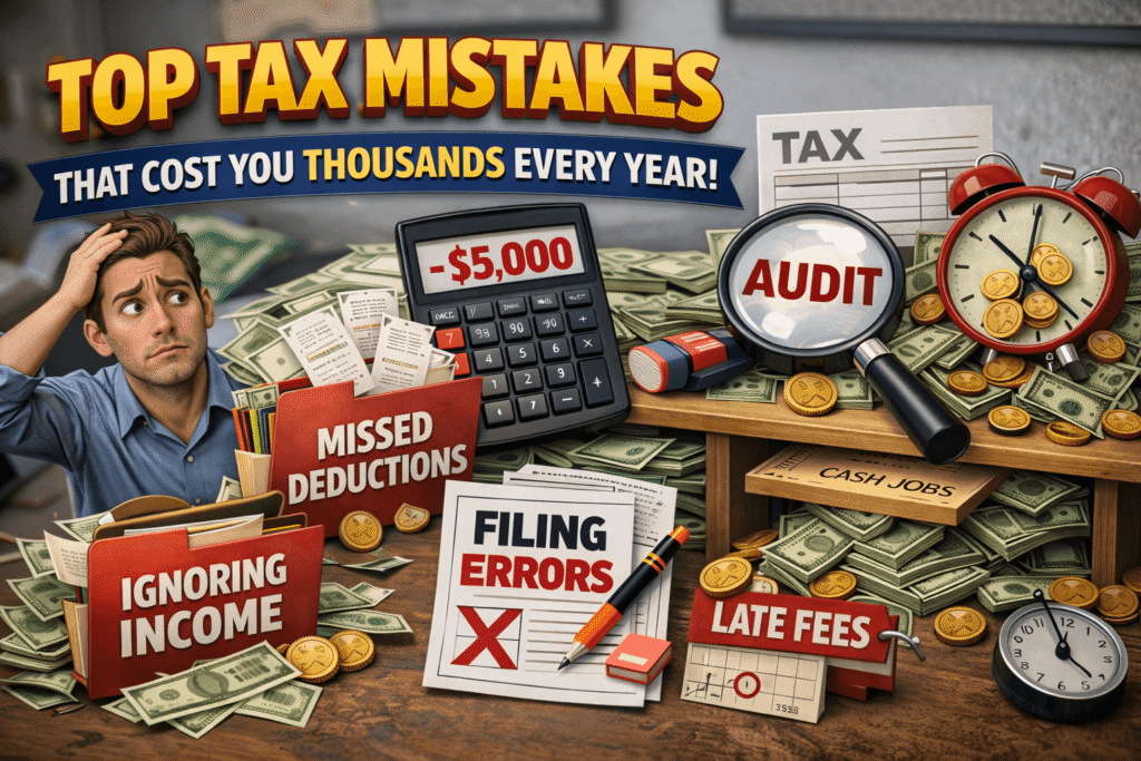 Top Tax Mistakes That Cost You Thousands Every Year