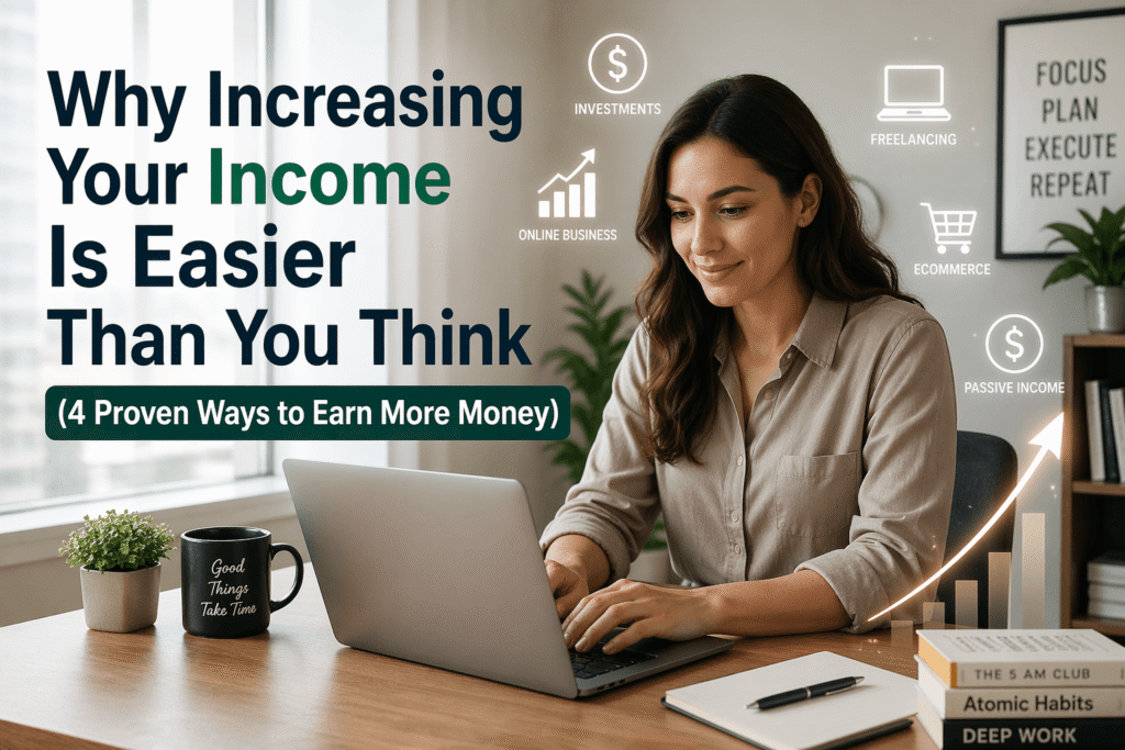 Why Increasing Your Income Is Easier Than You Think (4 Proven Ways to Earn More Money)