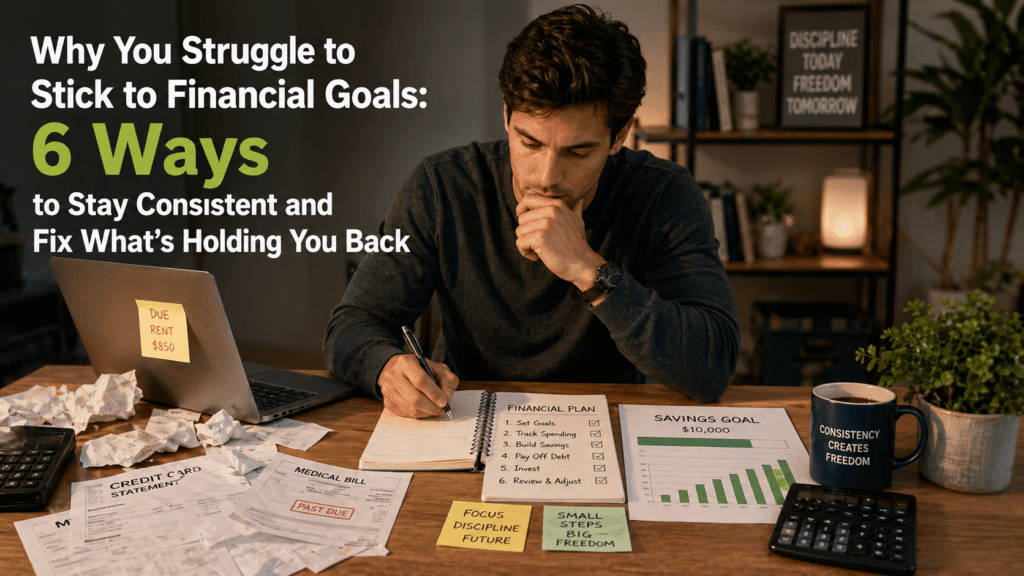 Why You Struggle to Stick to Financial Goals: 6 Ways to Stay Consistent and Fix What’s Holding You Back
