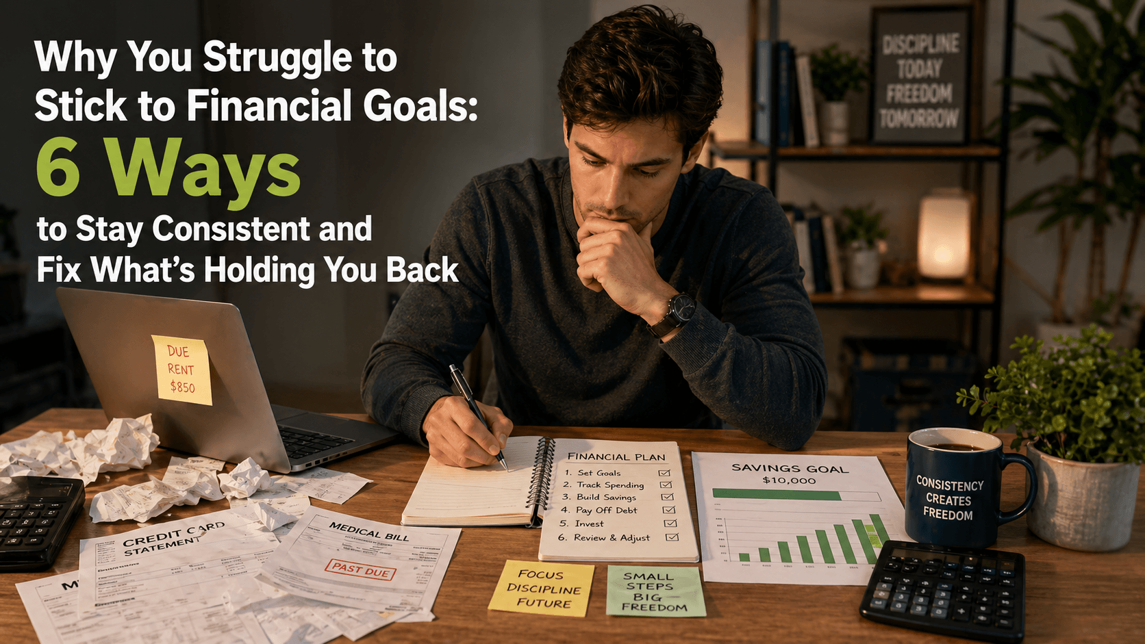 Why You Struggle to Stick to Financial Goals: 6 Ways to Stay Consistent and Fix What’s Holding You Back