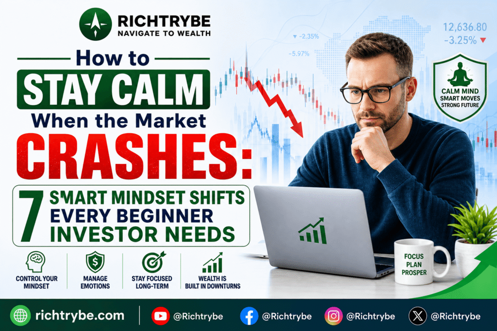 How to Stay Calm When the Market Crashes: 7 Smart Mindset Shifts Every Beginner Investor Needs