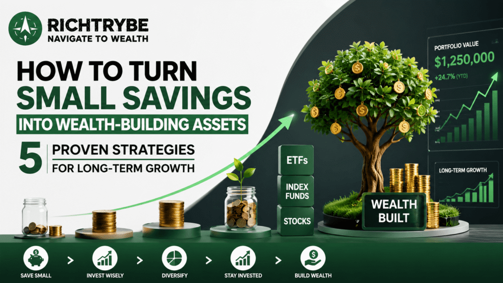 How to Turn Small Savings Into Wealth-Building Assets