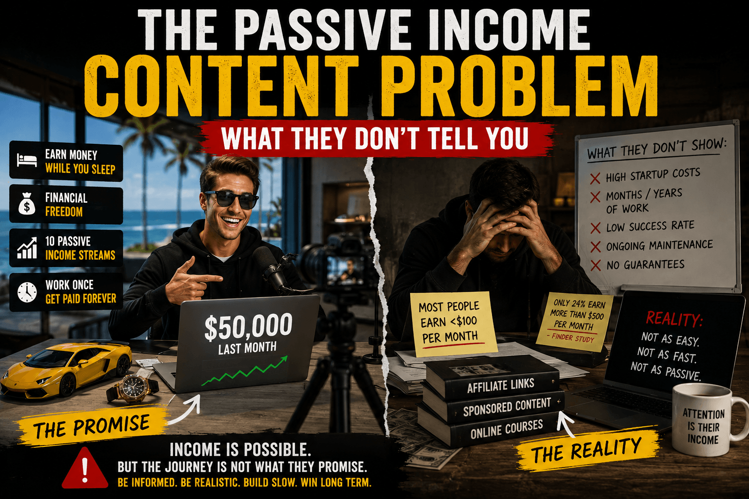 The Passive Income Content Problem Nobody Talks About